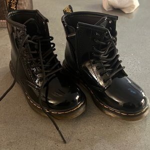 Practically new doc martens patent leather for toddler